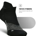 thumbnail image 5 of Feetures Elite Ultra Light Cushion Ankle Socks - Sport Sock with Targeted Compression - New Black, M (3 Pair), 5 of 8
