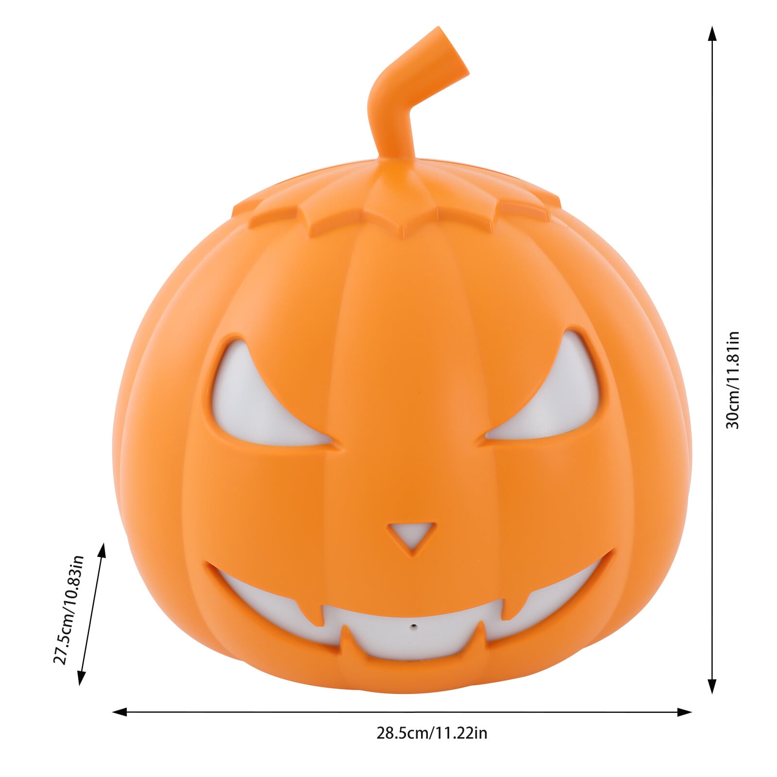 Fog Machine, 800W LED Smoke Machine with Remote, AC110V, Halloween Pumpkin Design, 5000 CFM Output, Multicolor Light Modes, Durable ABS, for Stage, Party, Haunted Attraction