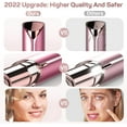 thumbnail image 3 of Facial Hair Remover for Women, Painless Female Facial Hair Shaver Rechargeable, 2 x Replacement Heads Included, The Lady Face Electric Razor for Lip, Chin, Arms, 3 of 6