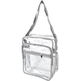 thumbnail image 4 of HUGFEGWE PVC Transparent Shoulder Bag, Fashion Reinforced Stitches Large Capacity PVC Shoulder Bag for Beach,Concert,Work U2537-6477, 4 of 8