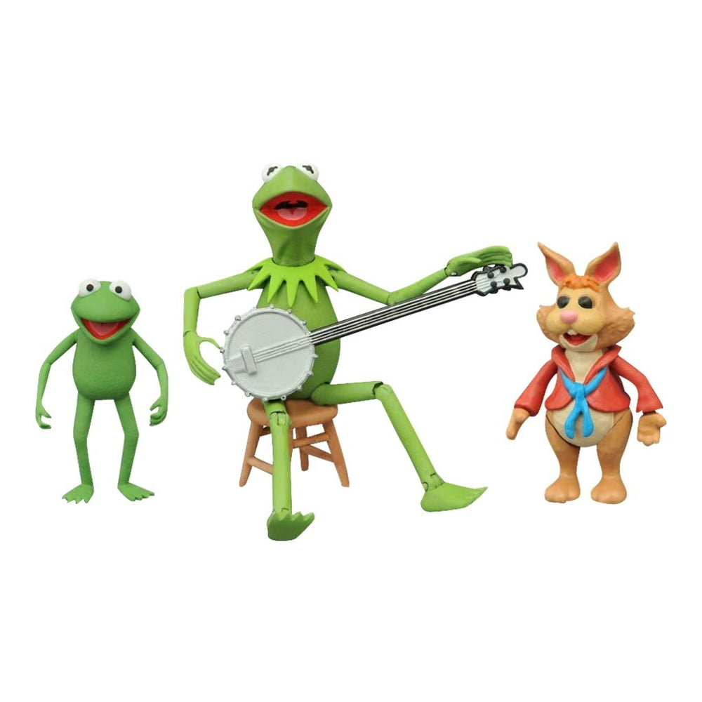 Diamond Select Toys The Muppets Select Series 1 - Kermit & Bean Bunny Set - 4 in, 2 in - Walmart