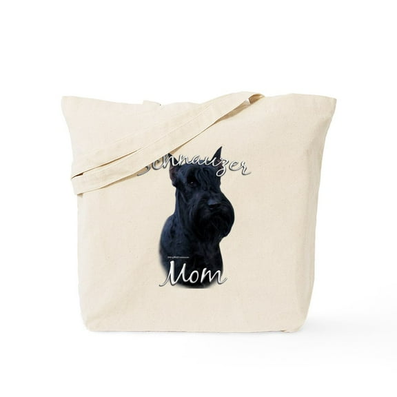 CafePress - Schnauzer Mom2 Tote Bag - Unisex Canvas Tote Bag, Beige, 1-Piece