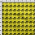 thumbnail image 3 of oneOone Polyester Spandex Yellow Fabric Merry Christmas Sewing Craft Projects Fabric Prints By Yard 56 Inch Wide, 3 of 4