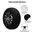 thumbnail image 4 of Easygdp Cute Animal Forest Wheel Sun Guard, Spare Tire Cover,Universal Trailer Suv Truck Camper Travel,Easy To Install And Remove -17 Inch, 4 of 9
