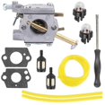 thumbnail image 1 of 300981002 Carburetor for Homelite 33Cc UT-10532 UT-10926 Ryobi RY74003D Chainsaw Carbon Brush Replacement 000998271, 1 of 5