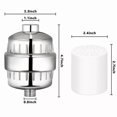 thumbnail image 2 of CIRCLE- 20 Stages Shower Head Filter Hard Water Filter,Remove Chlorine Heavy Metals Dust, 2 of 6