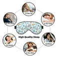 thumbnail image 2 of Sleep Eye Mask, Bike Scooter Pattern Imitation Silk Blackout Sleeping Mask, Travel Eye Covers For Sleep With Adjustable Straps, Soft Blindfold Eyeshade For Women Men, 2 of 7