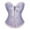 Blue, variant on Gkeoshab Shapewear for Women Corsets for Women Renaissance Floral Lace up Boned Overbust Corset Bustier Shapewear Shapewear Pink XS