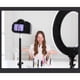 thumbnail image 4 of Micrófono de solapa inalámbrico para iPhone y iPad, micrófono inalámbrico Plug and Play para grabación, transmisión en vivo, YouTube, TikTok, cancelación de ruido, sincronización automática, sin, 4 of 5