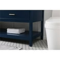 thumbnail image 5 of Elegant Decor Sinclaire 72" Aluminum Alloy & MDF Double Bathroom Vanity in Blue, 5 of 8