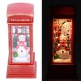 thumbnail image 4 of Decoración De Cabina Telefónica De Papá Noel, Elegantes Y Hermosos Adornos De Lámpara Pequeños Fuertes Y Duraderos Con Diseño De Caja De Regalo Para La Decoración Del ANGGREK GG3115, 4 of 8
