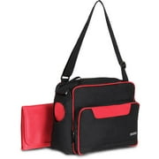 Angle View: Baby Boom - Duffle Diaper Bag, Black And