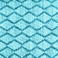 thumbnail image 1 of Ahgly Company Indoor Square Trellis Light Blue Modern Area Rugs, 3' Square, 1 of 4