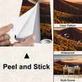 thumbnail image 4 of Peel and Stick Wallpaper Waterproof Scenic sunrise view Blue Ridge autumn Wall Mural Decor Self Adhesive and Removable 100in x 144in, 4 of 8
