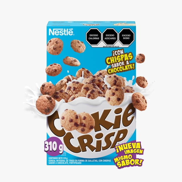 Cereal Nestlé Cookie Crisp Galletas Chispas de Chocolate Caja 310gr