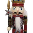 thumbnail image 6 of yotijay 30cm Height Wooden Nutcracker Ornaments Doll Figures Pendant Puppet Toy, 6 of 9