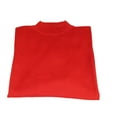 thumbnail image 5 of Men PRINCELY Soft Comfortable Merinos Wool Sweater Knits Mock Neck 1011-00 Red, 5 of 5