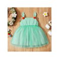 thumbnail image 3 of Bagilaanoe Baby Girl Princess Dress Sleeveless A-line Mesh Stitching Dresses 6M 9M 12M 18M 24M Infant Casual Swing Sundress, 3 of 9