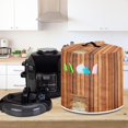 thumbnail image 3 of Rice Cooker Cover Small Kitchen Appliance Covers Insulated Pressure Cooker Appliance Cover Cover for Kitchen Instant Pot Accessories Keep Appliance Clean, Wooden Stick, 3 of 4