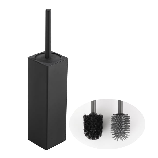 Set de escobilla y soporte para inodoro BVL Black Independiente