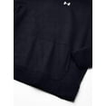 thumbnail image 3 of Under Armour 1302159 Men's Hustle Fleece Crewneck Sweatshirt - Black White, 3 of 4