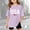 Light Purple, variant on Girls' Tops Kids Short Sleeve Oversized Crewneck Basic Tee Girls Clothes Black 5-6 Years