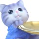 thumbnail image 2 of Bonita Bandeja Almacenamiento para Gatos Escultura Gato Resina Llaves Mesa Entrada (gato) Azul, 2 of 4