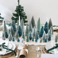 thumbnail image 2 of Gomaty 31 PCS Miniature Pine Trees Sisal Trees with Wood Base Christmas Tree Set Tabletop Trees for Miniature Scenes, Christmas Crafts Tabletop Decorecture Trees, 2 of 7