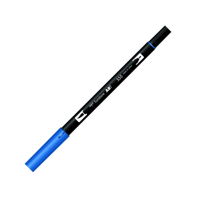 Marcador Tombow ABT 555 Doble Punta Pincel Ultramarino