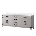 thumbnail image 2 of Laurel 80 in W x 22 in D White Oak Double Bath Vanity and Cultured Marble Top, 2 of 5