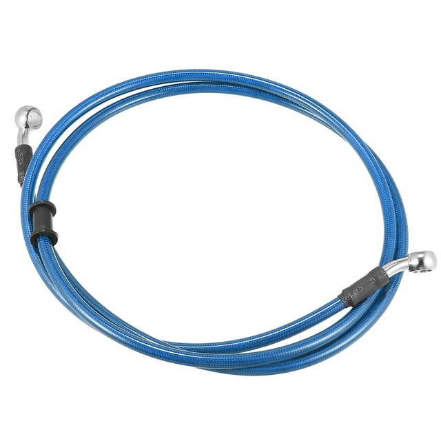 160cm 62.99" Motocicleta Trenzado Freno Embrague Aceite Mangueras Tubería Azul