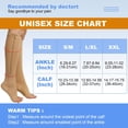 thumbnail image 6 of 2 Pairs Zipper Copper Compression Socks for Women & Men Circulation 15-20 mmhg - Better Blood Flow, Swelling, Best Support for Medical, Running, Nursing, 6 of 6