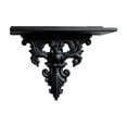thumbnail image 2 of Gothic Wall Shelf, Owl Floating Display Shelf Halloween Wall Decor Openwork Storage Rack Decorative Organizer Vintage Gothic Accent, for Entryway Living Room Bedroom Study Halloween Decor, 2 of 7