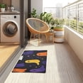 thumbnail image 4 of Yayeee Doormat for Indoor Entrance 32" x 20" Non Slippery Floor Rug, Halloween Colorful Ghosts, 4 of 8