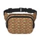 thumbnail image 1 of Fotbe Armadillo Floral 1 Cangurera Cuadrada con Estampado de Doble Capa, Bolsa de Cintura Ajustable Mini para Hombres y Mujeres, 1 of 9
