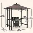 thumbnail image 3 of Outsunny 8ft×5ft BBQ Tent, 3 of 9