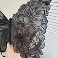 thumbnail image 5 of Hzzsbu Large Butterfly Embroidery Appliques Lace Fabric Clothes Patches For Wedding Dress Bridesmaid DIY Decor, 5 of 7