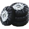 thumbnail image 1 of Paquete de 4 cubiertas para neumáticos de coche, protección para neumáticos de coche, protección solar y contra la nieve, 1 of 5