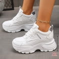 thumbnail image 6 of Women's Breathable Sneakers, Mesh Lightweight, Easy - Walk Casual Sport Strap Athletic Running Shoes with Platform Sole for Height Increase, 6 of 9