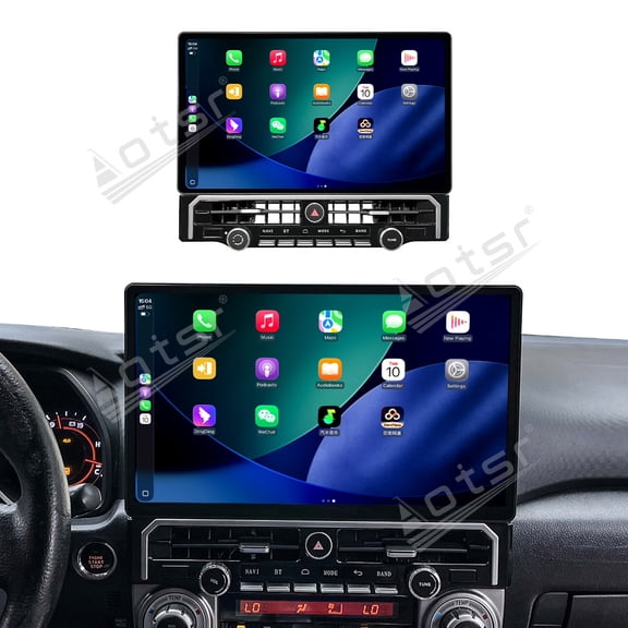 Aotsr 15.6 inch Car Radio For Toyota 4Runner 2010-2022 Android Auto Wireless Carplay Multimedia DVD Player Audio Stereo Head Unit GPS Navigation