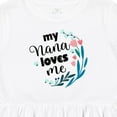 thumbnail image 4 of Inktastic My Nana Loves Me Granddaughter Girls Toddler Dress, 4 of 5