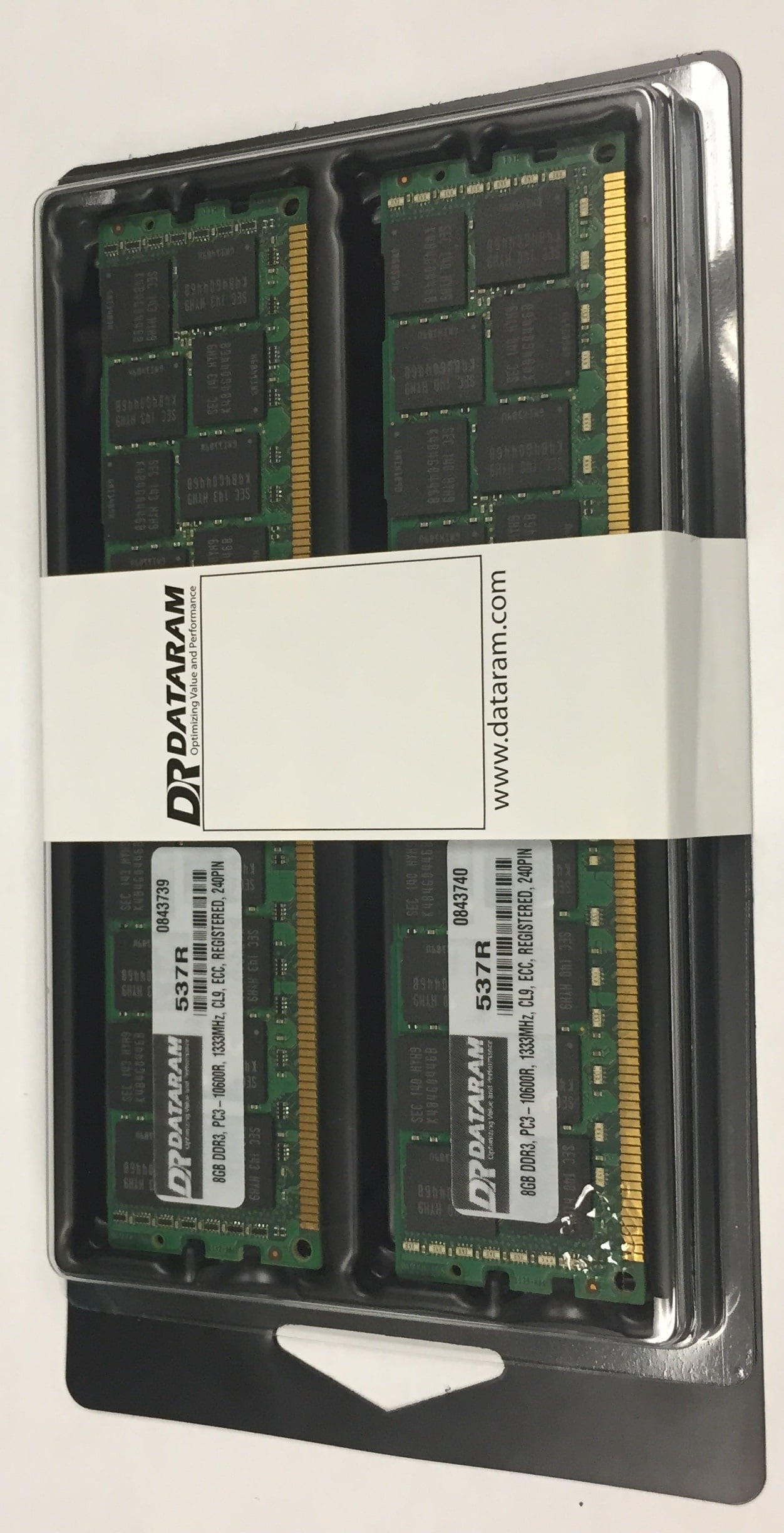 PC3-10600 4GB ECC Registered Rank 1 RAM Memory Upgrade Kit for The Dell Poweredge R410 2x2GB DDR3-1333 