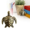 thumbnail image 3 of Desktop Ornament Brass Long Life Turtle Figurine – Feng Shui Luck for Home and Longevity in Living Spaces, 3 of 5