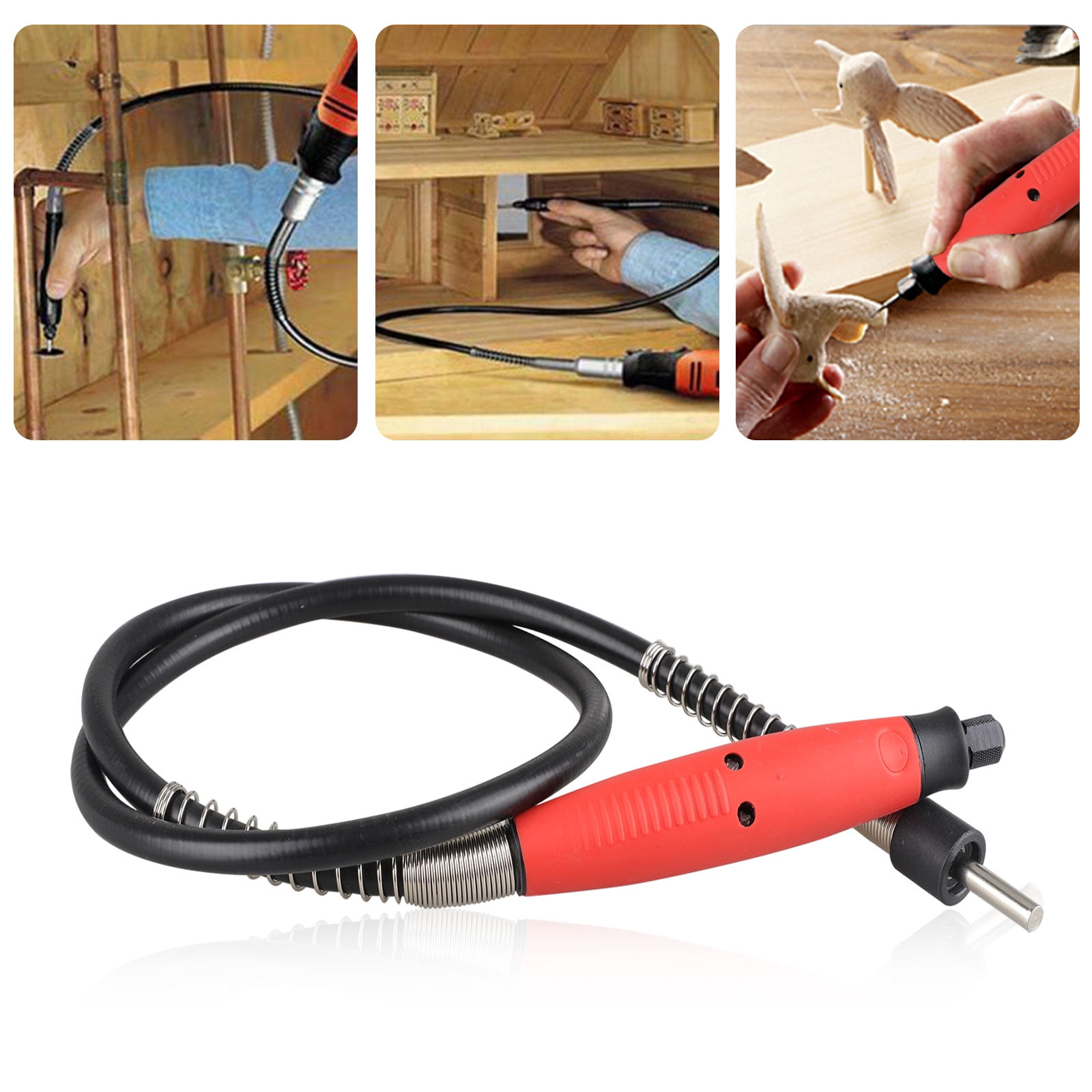 EEEKit Flexible Rotary Drill Extension Tool Drive Flex Shaft Attachment