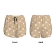thumbnail image 6 of Uemuo Egg and Avocado Pattern Women's Athletic Shorts High Waisted Running Shorts with Liner Pockets Gym Elastic Workout Shorts-, 6 of 9