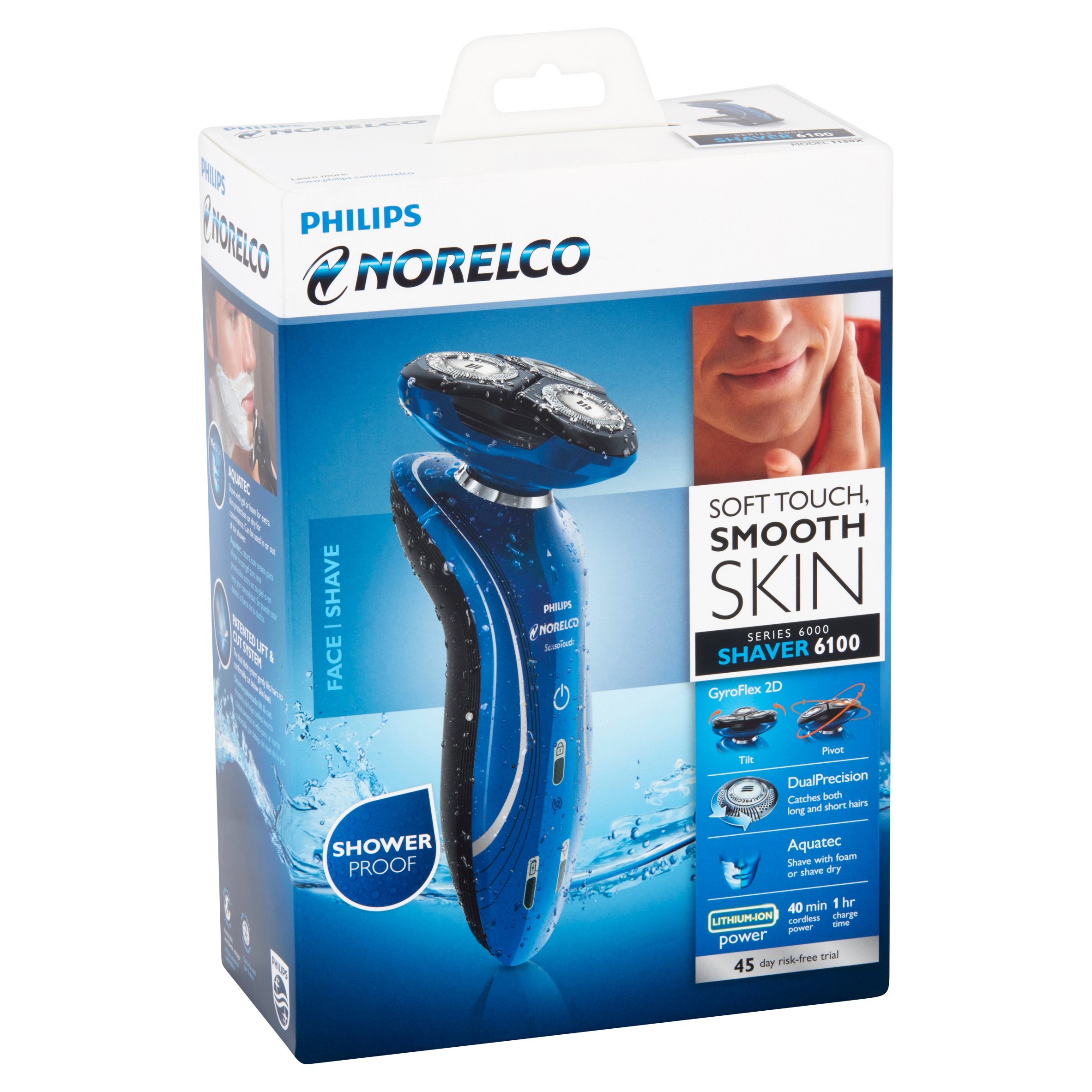 Philips Norelco Electric Men's Electric Shaver 6100, 1150X/40 - image 5 of 7