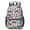 Fireman and Ladder, variant on Fireman and Bucket White Pattern 17" School Backpacks for Teens,Waterproof Oxford Fabric,S-Shape Padded Straps for School,Travel,Hiking,Camping