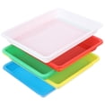 thumbnail image 5 of WHAMVOX PP Plastic Tray for Storage with Assorted Colors Smooth Surface Easy to Clean 5pcs, 5 of 8