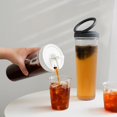 thumbnail image 5 of Portable Cold Brew Coffee Maker 34oz/1L Iced Coffee Maker and Tea Brewer Leak-Proof Removable Fine Mesh Filter Perfect for Outdoor Camping Trip (Dark Grey), 5 of 5