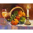 thumbnail image 3 of Slivka, Jane 24x20 Black Modern Framed Museum Art Print Titled - Candle Light Harvest I, 3 of 5
